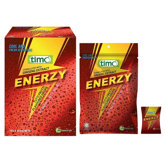 Timo Enerzy Tutti Frutti Flavoured Drops