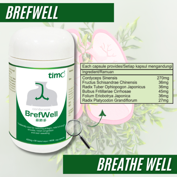 Timo Cordyceps Brefwell 50 capsules