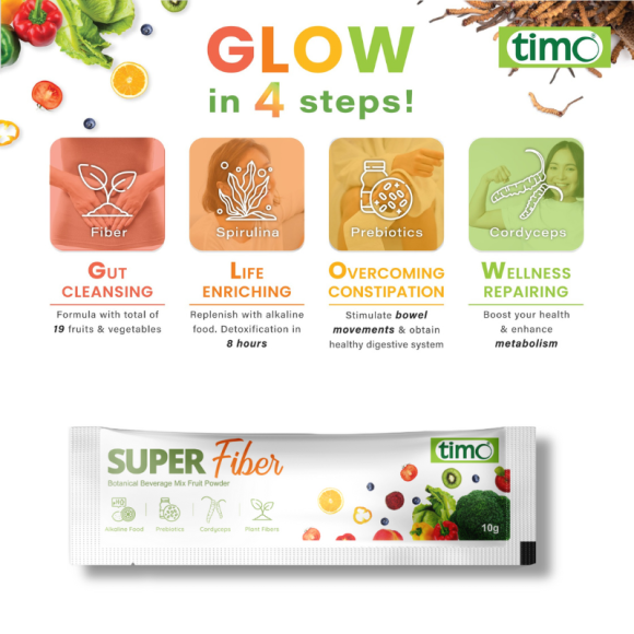 Timo Super Fiber With Cordyceps 30s