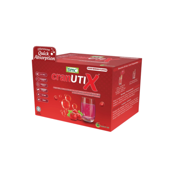 Cranutix Effervescent Powder Drink With Cranberry Extract & D-Mannose